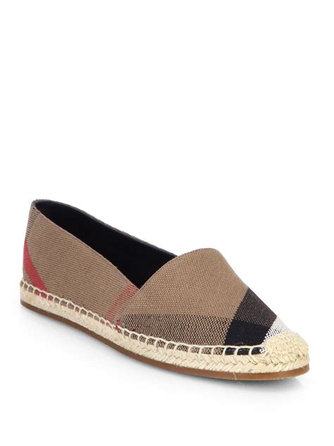 burberry hodgeson espadrilles|Burberry Women's Hodgeson House Check Espadrille .